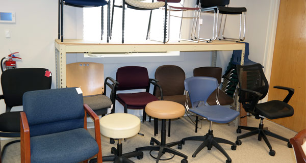 How do you find cheap used office furniture?